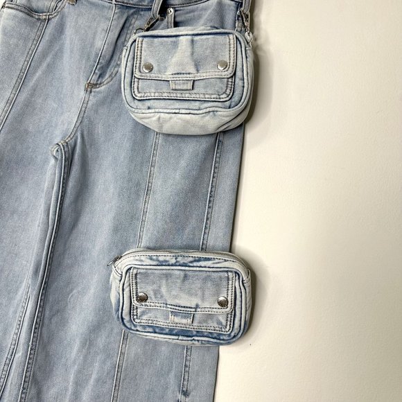 NWT SER.O.YA Stephy Cargo Pants in Coastline‎ Sz 24 - Picture 8 of 12